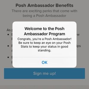 🎉I’M A POSH AMBASSADOR!!!🎉